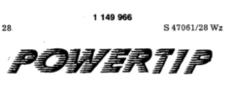 POWERTIP Logo (DPMA, 03.08.1988)