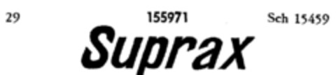 Suprax Logo (DPMA, 23.11.1911)
