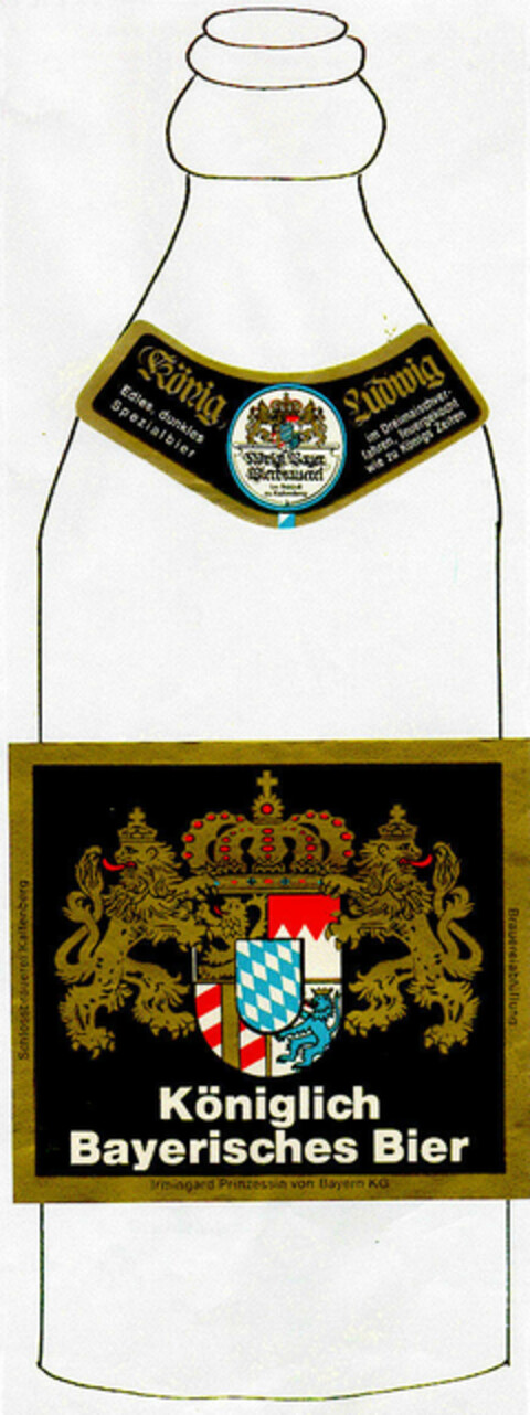 König Ludwig Königlich Bayrisches Bier Logo (DPMA, 12/22/1978)