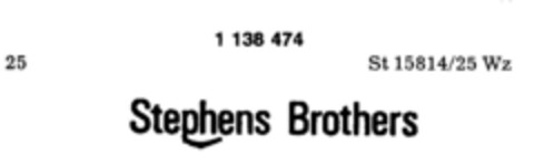 Stephens Brothers Logo (DPMA, 09.08.1988)