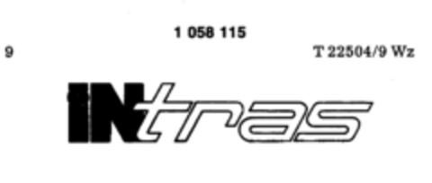 INtras Logo (DPMA, 21.04.1983)
