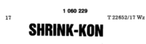 SHRINK-KON Logo (DPMA, 22.06.1983)