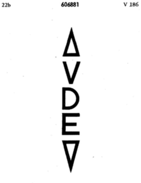 VDE Logo (DPMA, 02.01.1950)