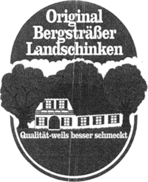 Original Bergsträßer Landschinken Logo (DPMA, 13.10.1994)