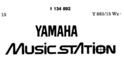 YAMAHA MUSICSTATION Logo (DPMA, 18.05.1988)