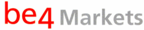 be4 Markets Logo (DPMA, 19.07.2000)