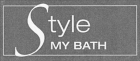 Style MY BATH Logo (DPMA, 03.09.2010)