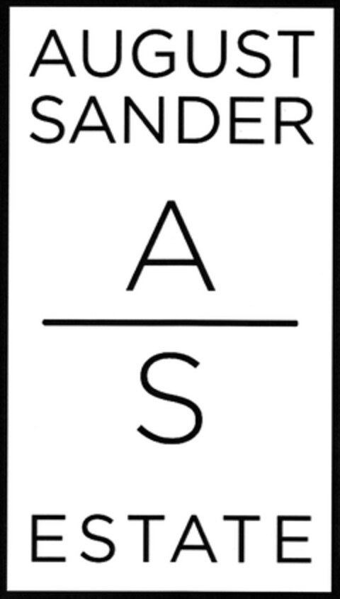 AUGUST SANDER AS ESTATE Logo (DPMA, 06/13/2012)