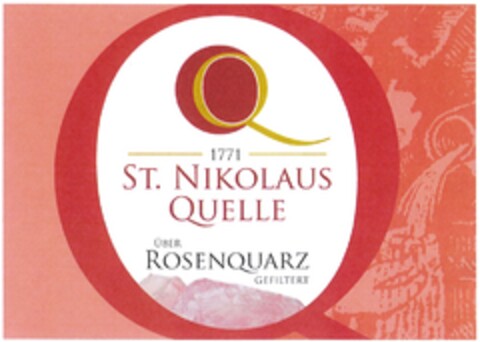 1771 ST. NIKOLAUS QUELLE ÜBER ROSENQUARZ GEFILTERT Logo (DPMA, 09.12.2013)