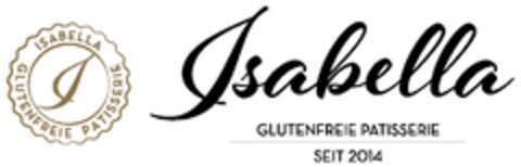 Isabella GLUTENFREIE PATISSERIE SEIT 2014 Logo (DPMA, 11/19/2014)