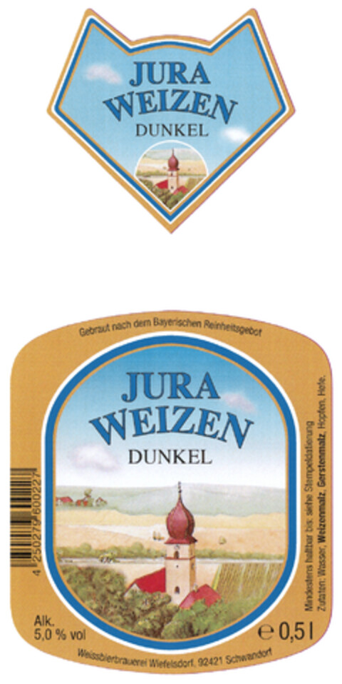 JURA WEIZEN DUNKEL Logo (DPMA, 09.10.2018)