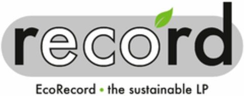 record EcoRecord the sustainable LP Logo (DPMA, 01/18/2023)