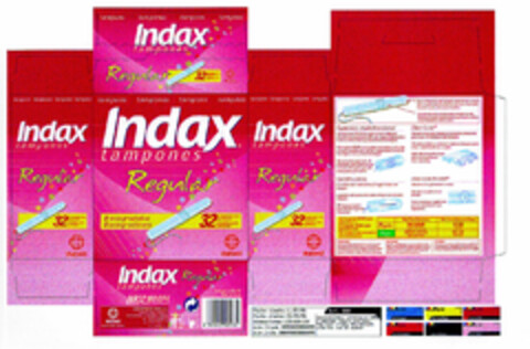 Indax tampones Regular Logo (DPMA, 21.03.2002)