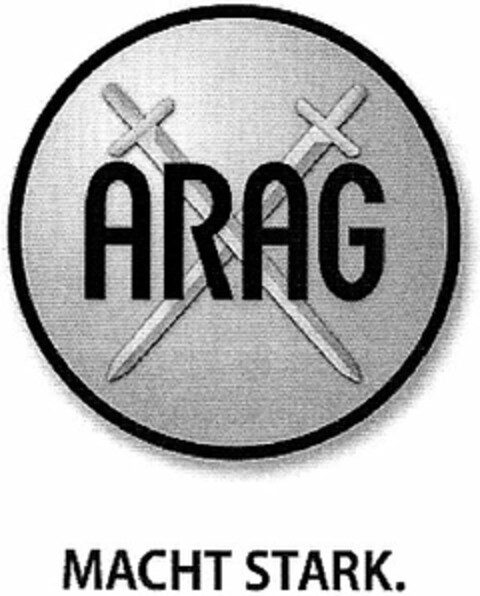 ARAG MACHT STARK. Logo (DPMA, 06/11/2003)