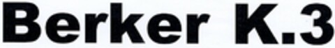 Berker K.3 Logo (DPMA, 02.12.2003)