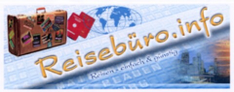 Reisebüro.info Reisen-einfach & günstig Logo (DPMA, 18.02.2004)