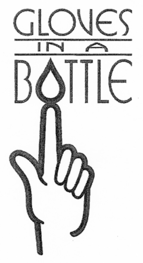 GLOVES IN A BOTTLE Logo (DPMA, 04/15/2004)