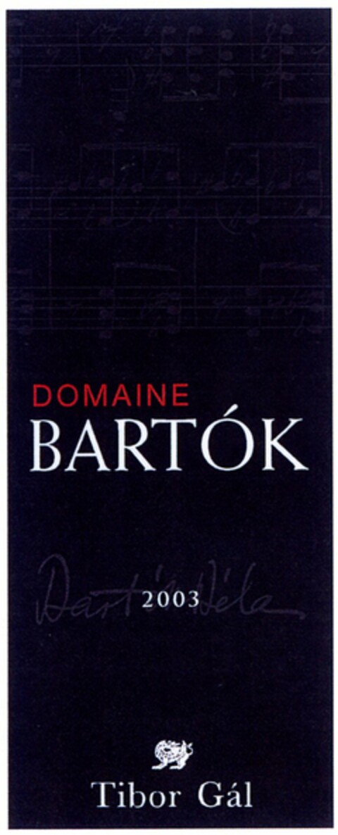 DOMAINE BARTOK Logo (DPMA, 14.12.2004)