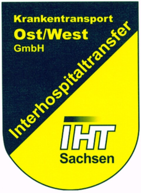 Krankentransport Ost/West GmbH Interhospitaltransfer IHT Sachsen Logo (DPMA, 12.05.2006)