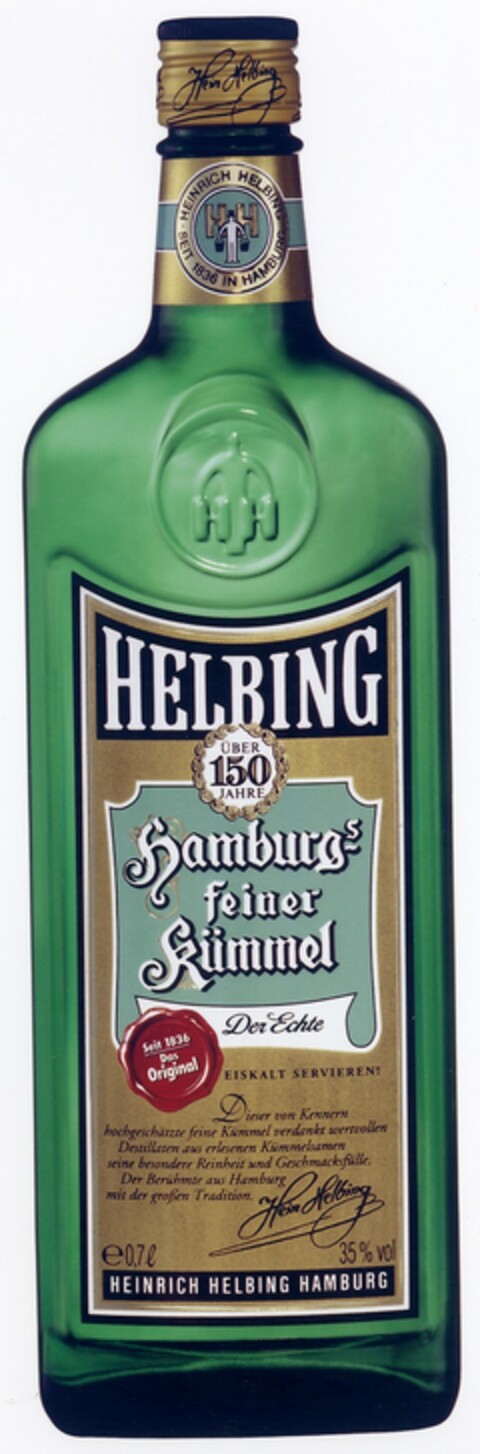 HELBING Hamburg's feiner Kümmel Logo (DPMA, 20.09.2006)