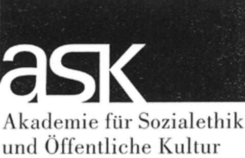 aSK Akademie für Sozialethik und Öffentliche Kultur Logo (DPMA, 05.04.2007)