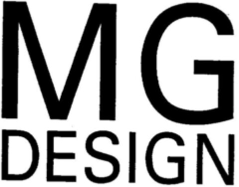 MG DESIGN Logo (DPMA, 19.09.1995)