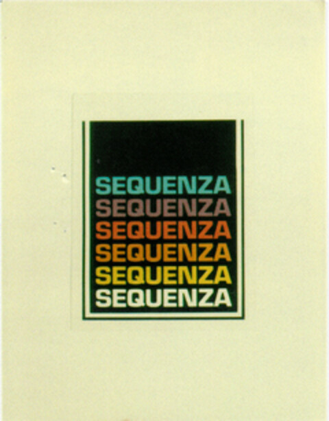 SEQUENZA Logo (DPMA, 03/28/1996)