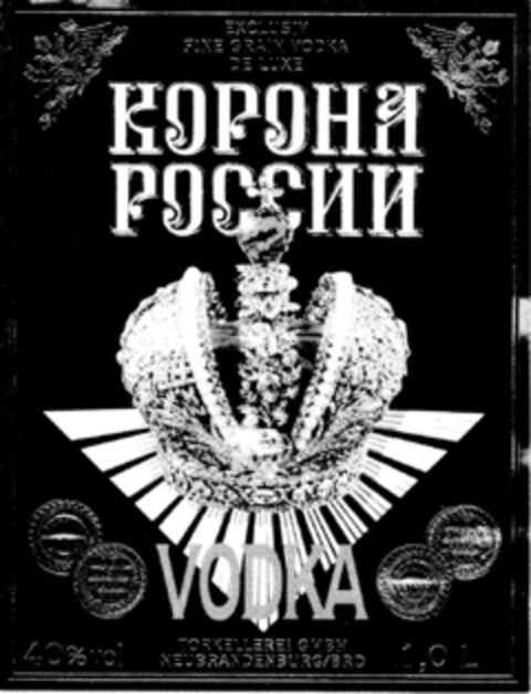 VODKA Torkellerei Logo (DPMA, 29.07.1997)