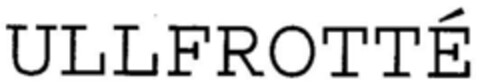 ULLFROTTE Logo (DPMA, 18.03.1999)