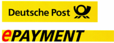 Deutsche Post ePAYMENT Logo (DPMA, 23.12.1999)