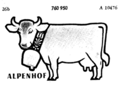 ALPENHOF Logo (DPMA, 17.01.1961)