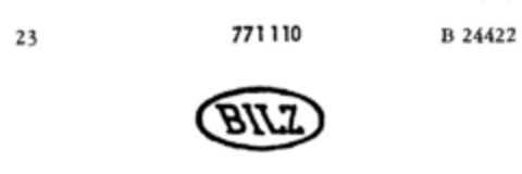 BILZ Logo (DPMA, 10.03.1961)
