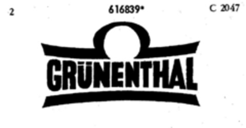 GRÜNENTHAL Logo (DPMA, 03.12.1951)