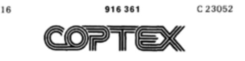 COPTEX Logo (DPMA, 15.03.1973)