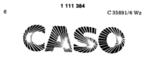 CASO Logo (DPMA, 06.12.1986)