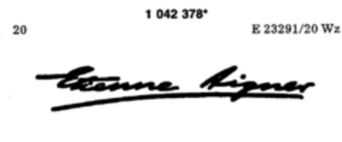 Etienne Aigner Logo (DPMA, 23.11.1982)