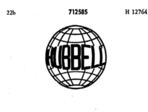 HUBBELL Logo (DPMA, 06.02.1957)