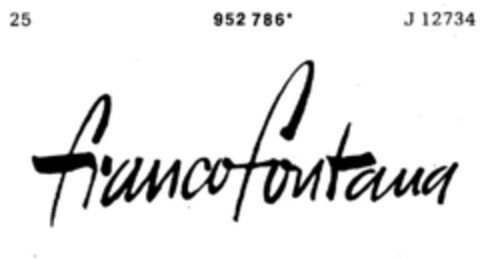 franco fontana Logo (DPMA, 09.07.1976)