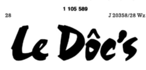 Le Dôc's Logo (DPMA, 05.09.1985)