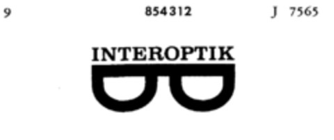 INTEROPTIK Logo (DPMA, 28.12.1967)