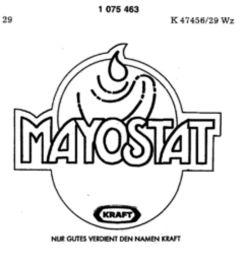 MAYOSTAT Logo (DPMA, 08/17/1984)