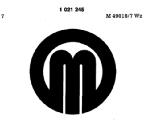 m Logo (DPMA, 21.11.1980)