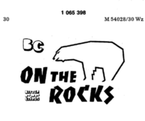 BC ON THE ROCKS BITTER CITRUS Logo (DPMA, 13.12.1983)