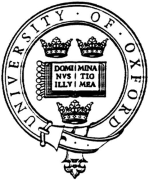 UNIVERSITY OF OXFORD Logo (DPMA, 12/02/1991)