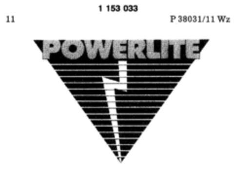 POWERLITE Logo (DPMA, 05/08/1989)