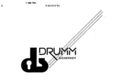 ds DRUMM SICHERHEIT Logo (DPMA, 09/23/1989)