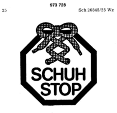 SCHUH STOP Logo (DPMA, 11/24/1977)