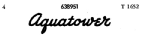 aquatower Logo (DPMA, 19.06.1952)