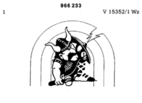 966233 Logo (DPMA, 17.12.1976)