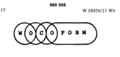 WOCO FORM Logo (DPMA, 02/23/1976)
